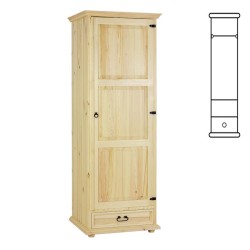 Szafa sosnowa woskowana SW01 61x195x60 cm