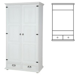 Szafa sosnowa woskowana SW02 107x195x60 cm