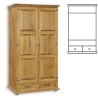Szafa sosnowa woskowana SW02 107x195x60 cm