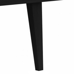 Czarna szafka nocna sosnowa KSN01 42x48x35 cm