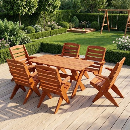 Zestaw mebli ogrodowych - stół i krzesła