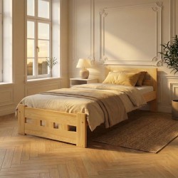 Łóżko sosnowe Braga, różne wymiary