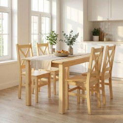 Krzesło sosnowe ALAT - komplet