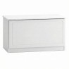Biała skrzynia sosnowa 87x52x46 cm