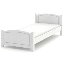 Białe łóżko sosnowe Omega, różne wymiary