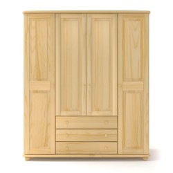 Szafa sosnowa S4+3P 163x190x60 cm