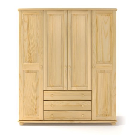 Szafa sosnowa S4+3P 163x190x60 cm