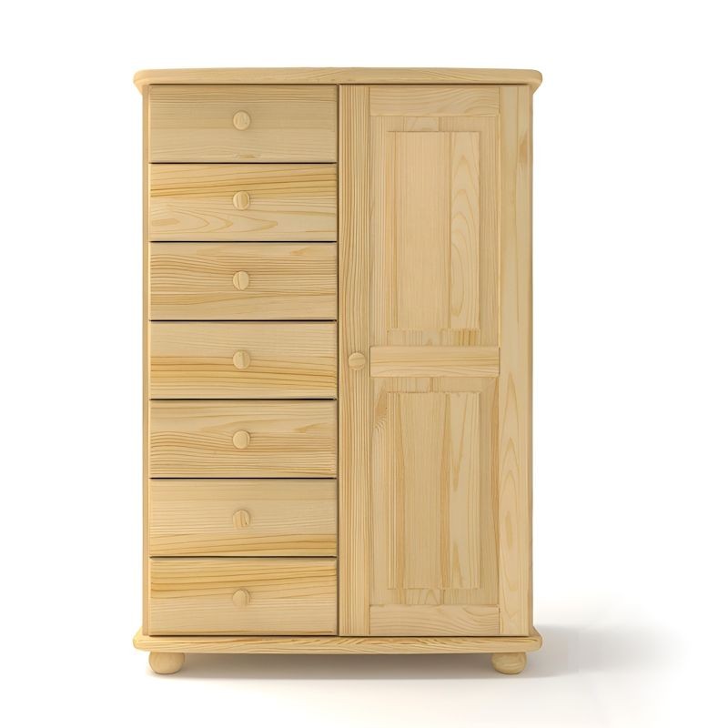 Bieliźniarka sosnowa K31 85x124x42 cm