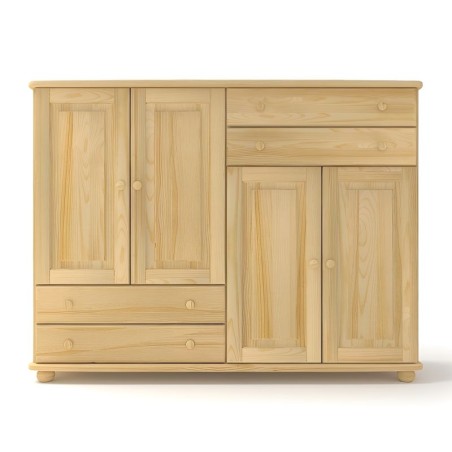 Bieliźniarka sosnowa K49 163x124x42 cm