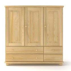 Bieliźniarka sosnowa K48 124x124x42 cm