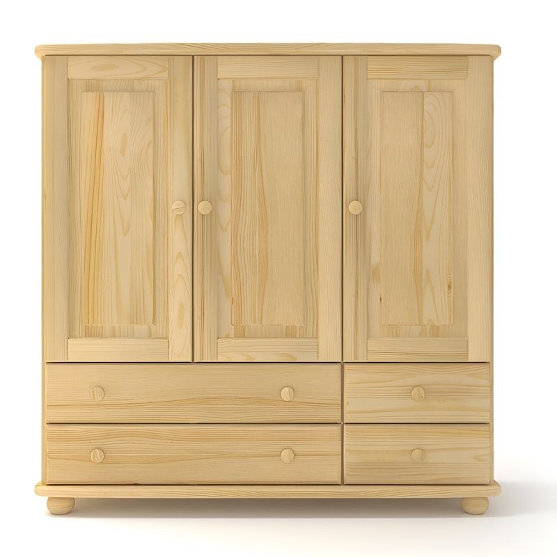 Bieliźniarka sosnowa K48 124x124x42 cm