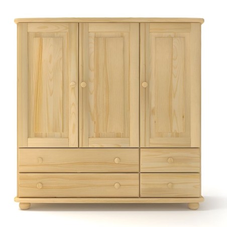 Bieliźniarka sosnowa K48 124x124x42 cm