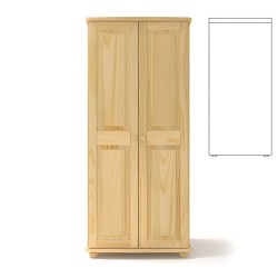 Szafa sosnowa podwójna S2Z 85x190x60 cm