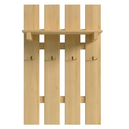 Wieszak sosnowy WS02 46,5x80,5x21,5 cm