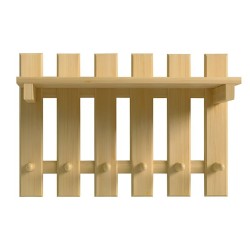 Wieszak sosnowy WS06 60x42x21,5 cm